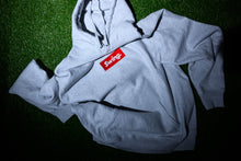 Load image into Gallery viewer, Tee Box Logo Premium Hoodie | Heather Grey (Pre-Order)
