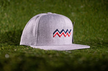 Load image into Gallery viewer, &#39;Wave Logo&#39; Premium Snapback | Heather Grey
